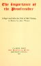 [Gutenberg 27583] • The Importance of the Proof-reader / A Paper read before the Club of Odd Volumes, in Boston, by John Wilson